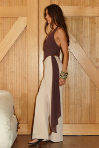 Arlene Halter Wrap Top