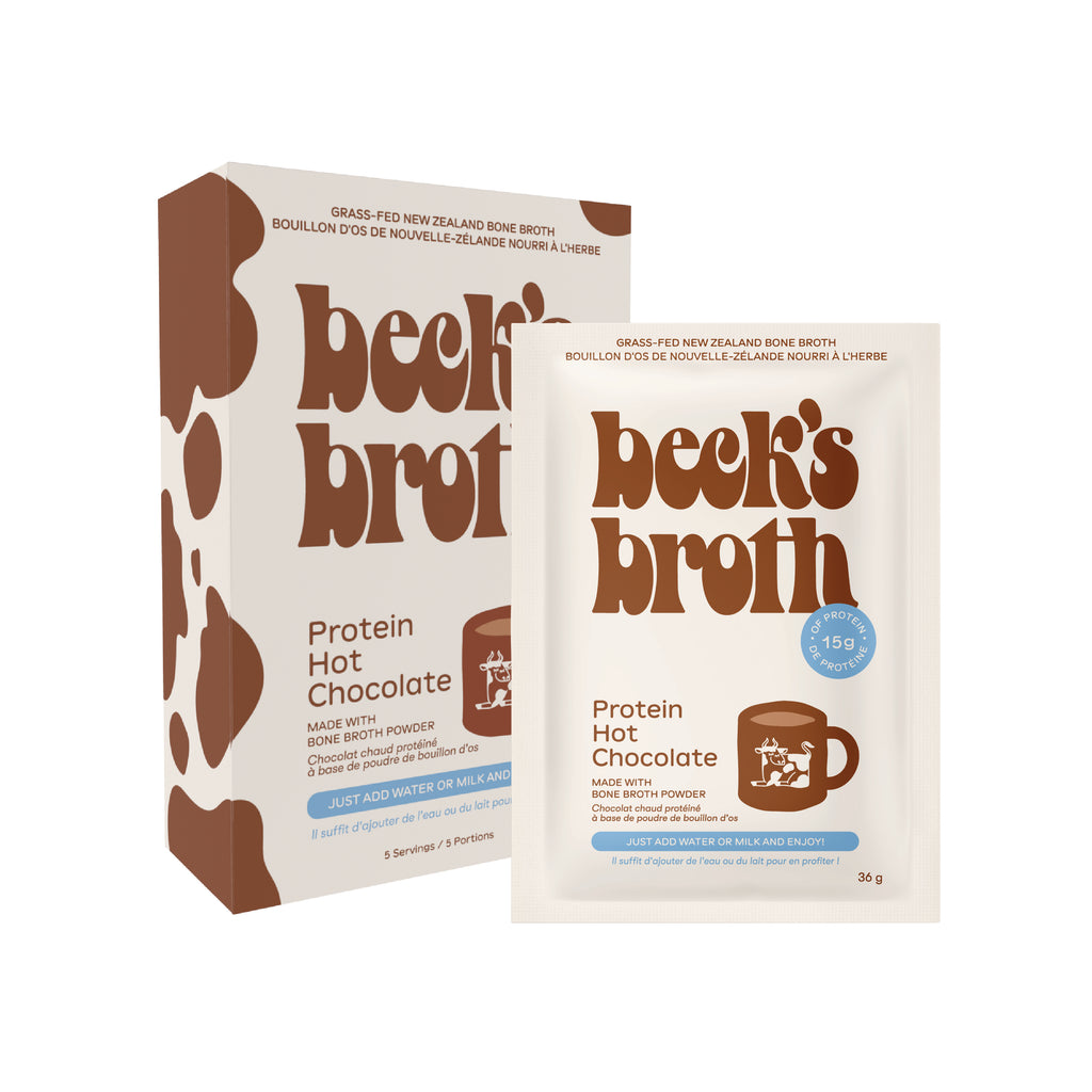 Beck's Broth | Hot Chocolate Bone Broth | 5 Pack Carton – Krush ...