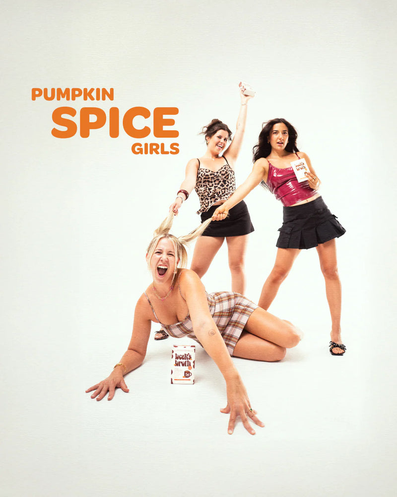 Beck's Broth | Pumpkin Spice Hot Chocolate Bone Broth | 12 Pack Carton