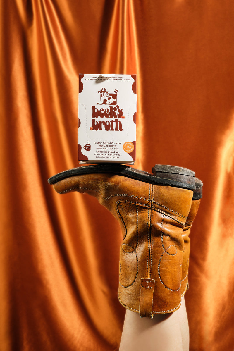 Beck Broth Beck's Broth | Salted Caramel Hot Chocolate Bone Broth | Single Servin ...