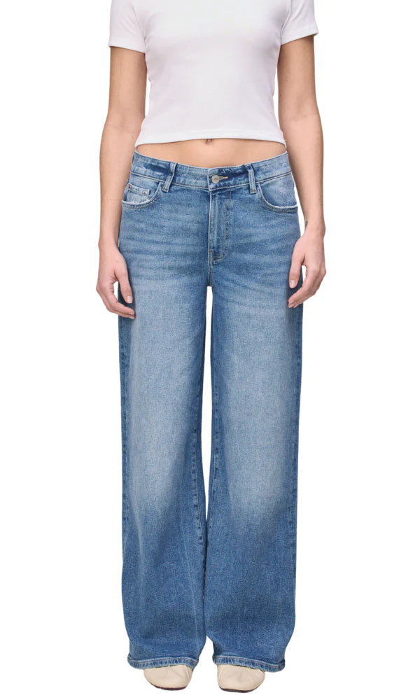 CJU Mid-Rise Wide Leg | Varsity Blue