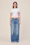 CJU Mid-Rise Wide Leg | Varsity Blue