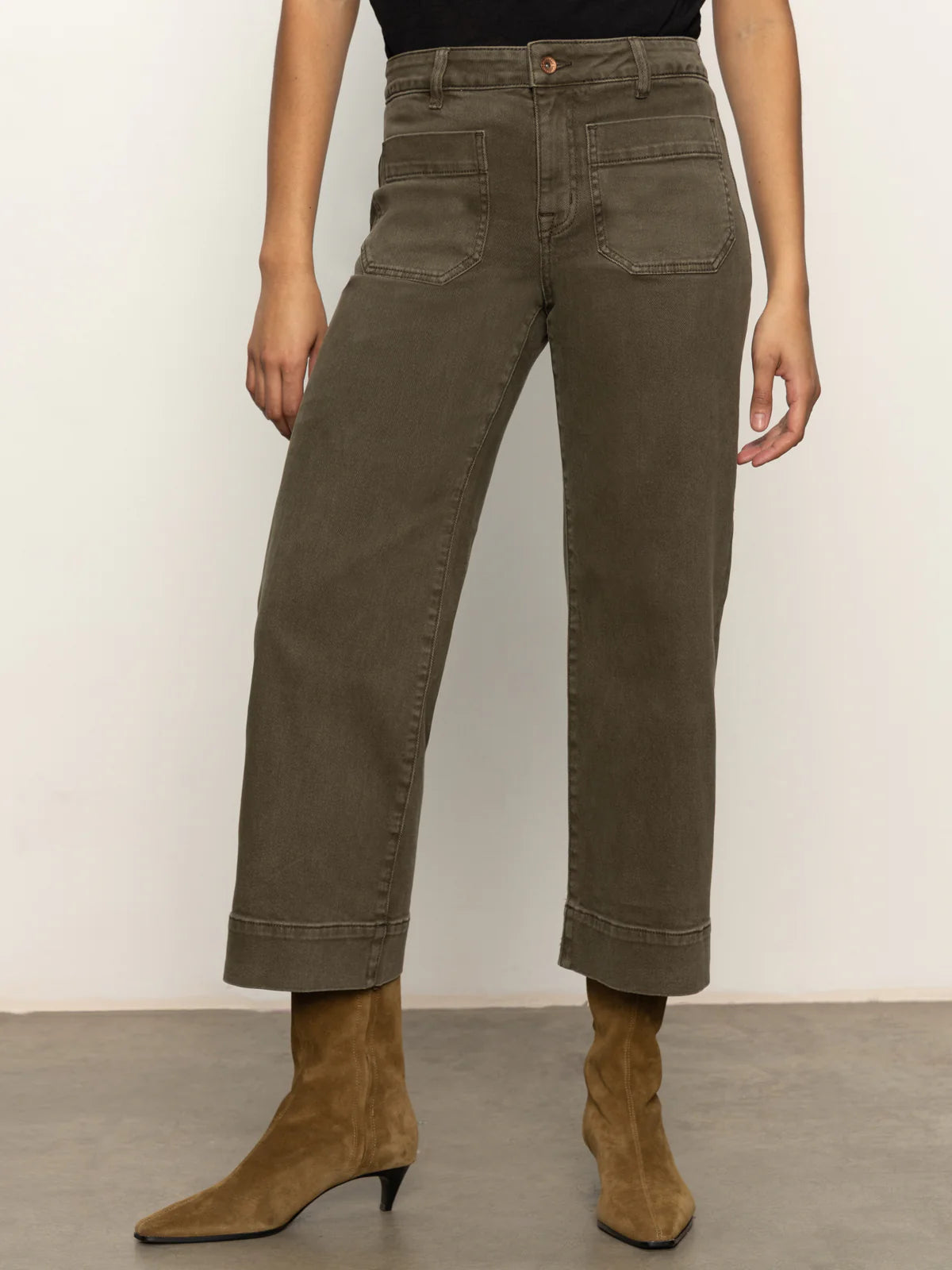 The Marine Standard Rise Denim Pant in Fatigue
