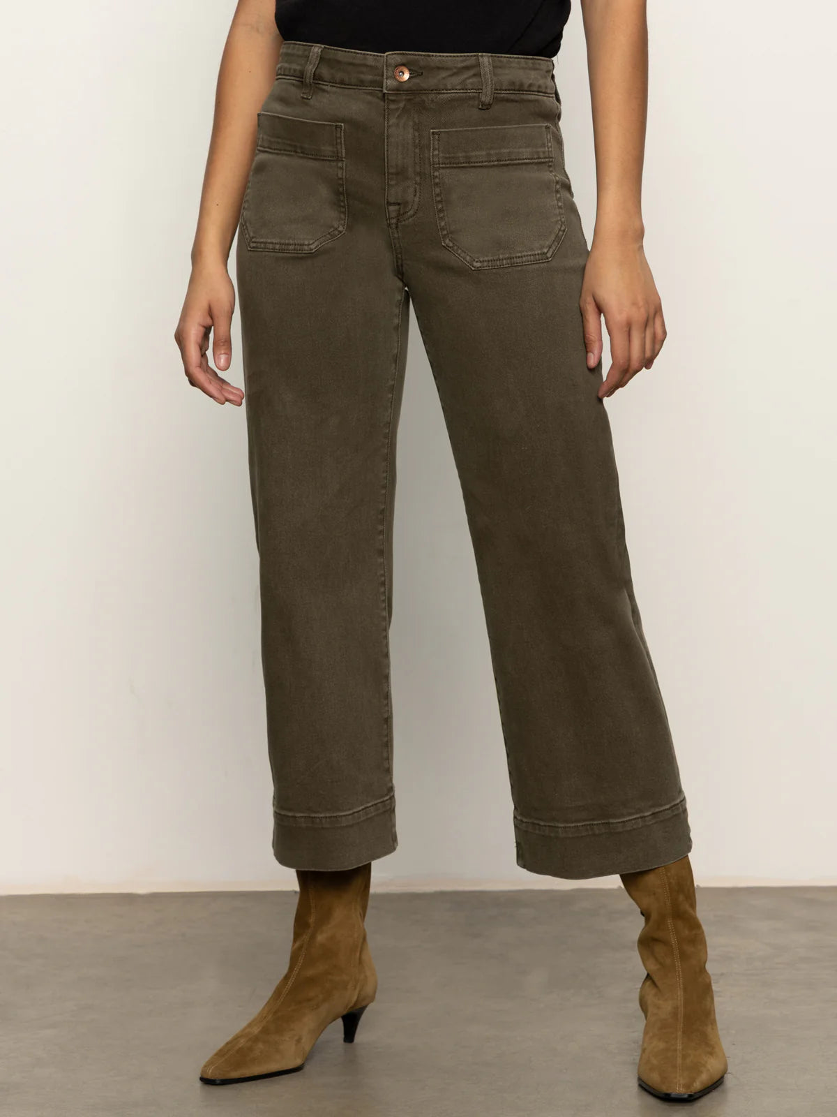 The Marine Standard Rise Denim Pant in Fatigue