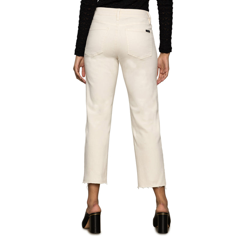 Cadence 90's Straight Crop in Light Oat