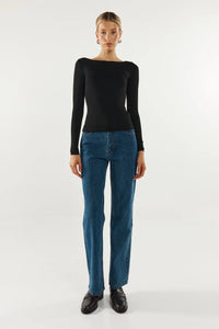 Caden Top in Black