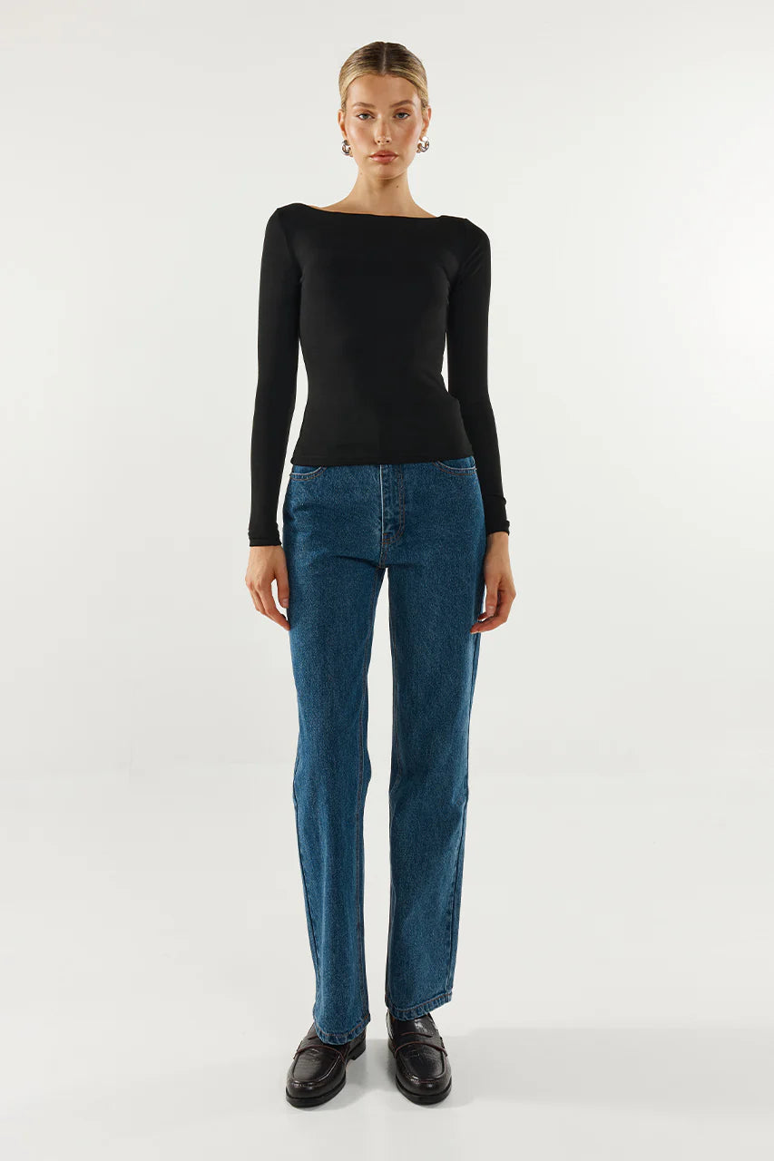 Caden Top in Black