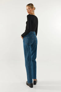 Caden Top in Black