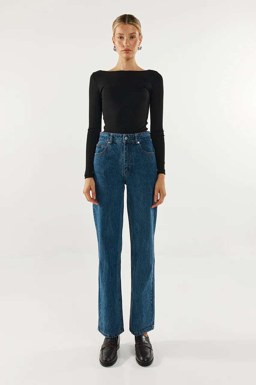 Caden Top in Black