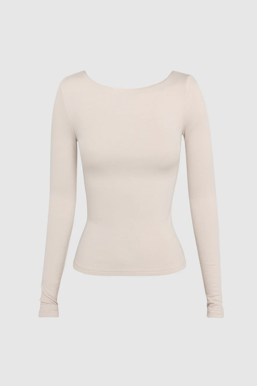 Caden Top in Oyster
