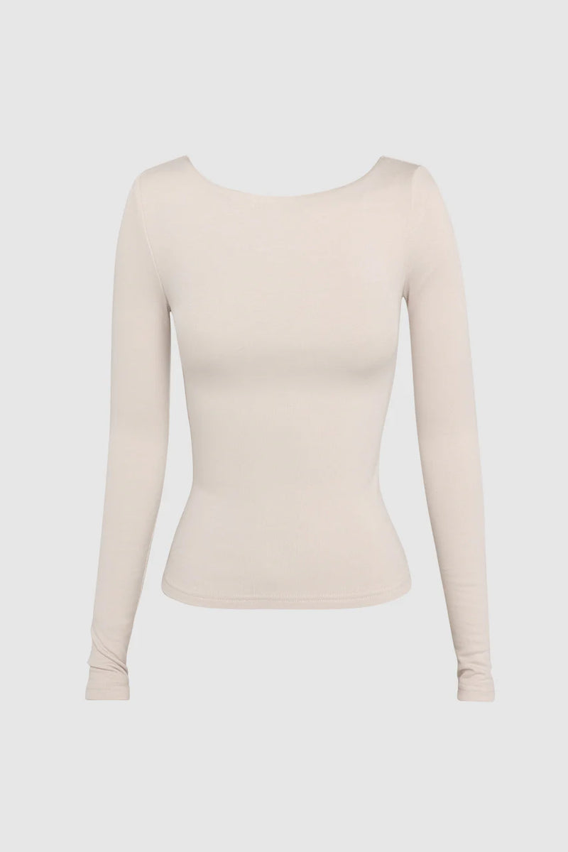 Caden Top in Oyster