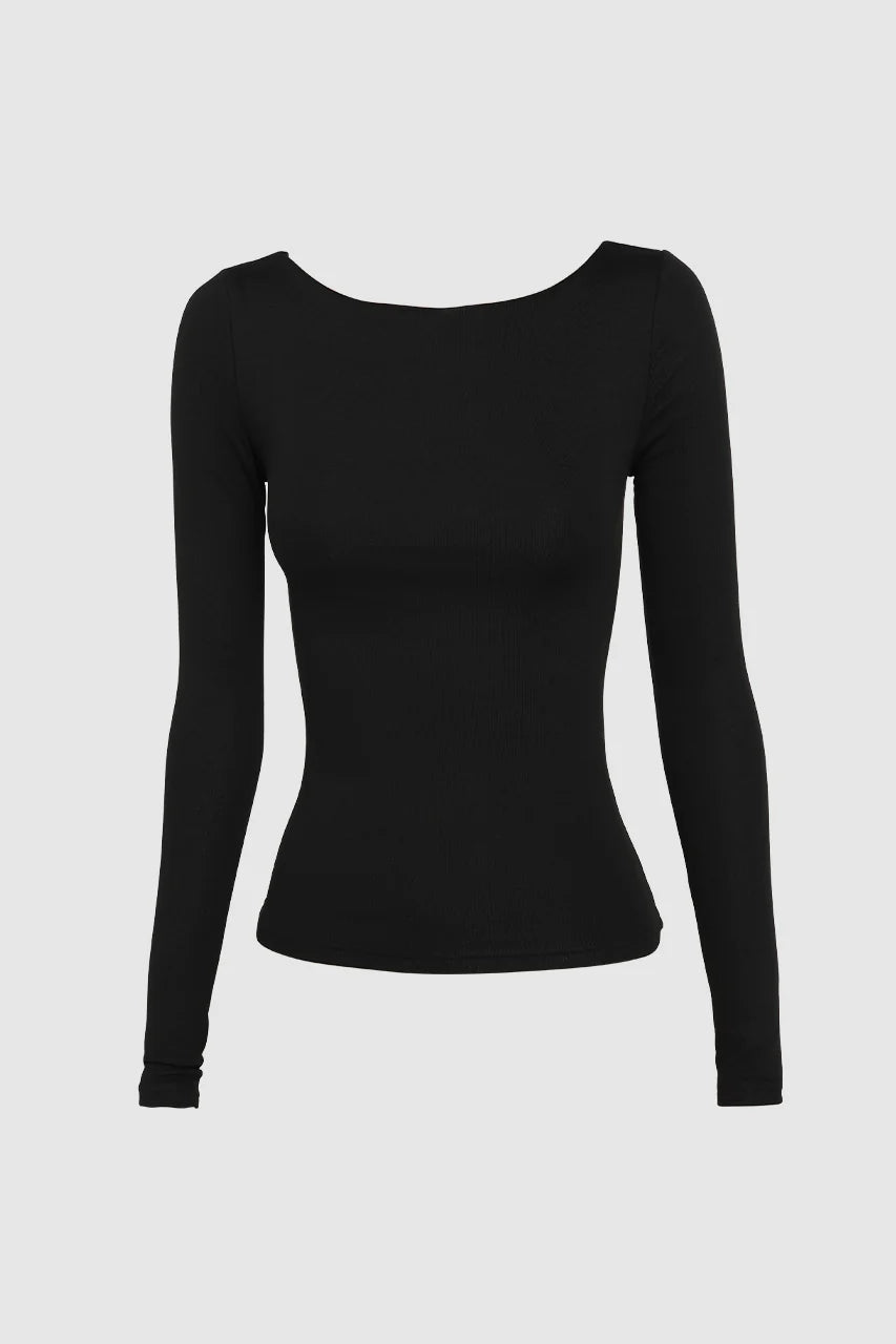 Caden Top in Black