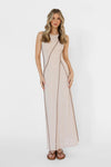 Cynthia Maxi Dress in Beige