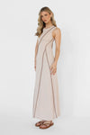 Cynthia Maxi Dress in Beige