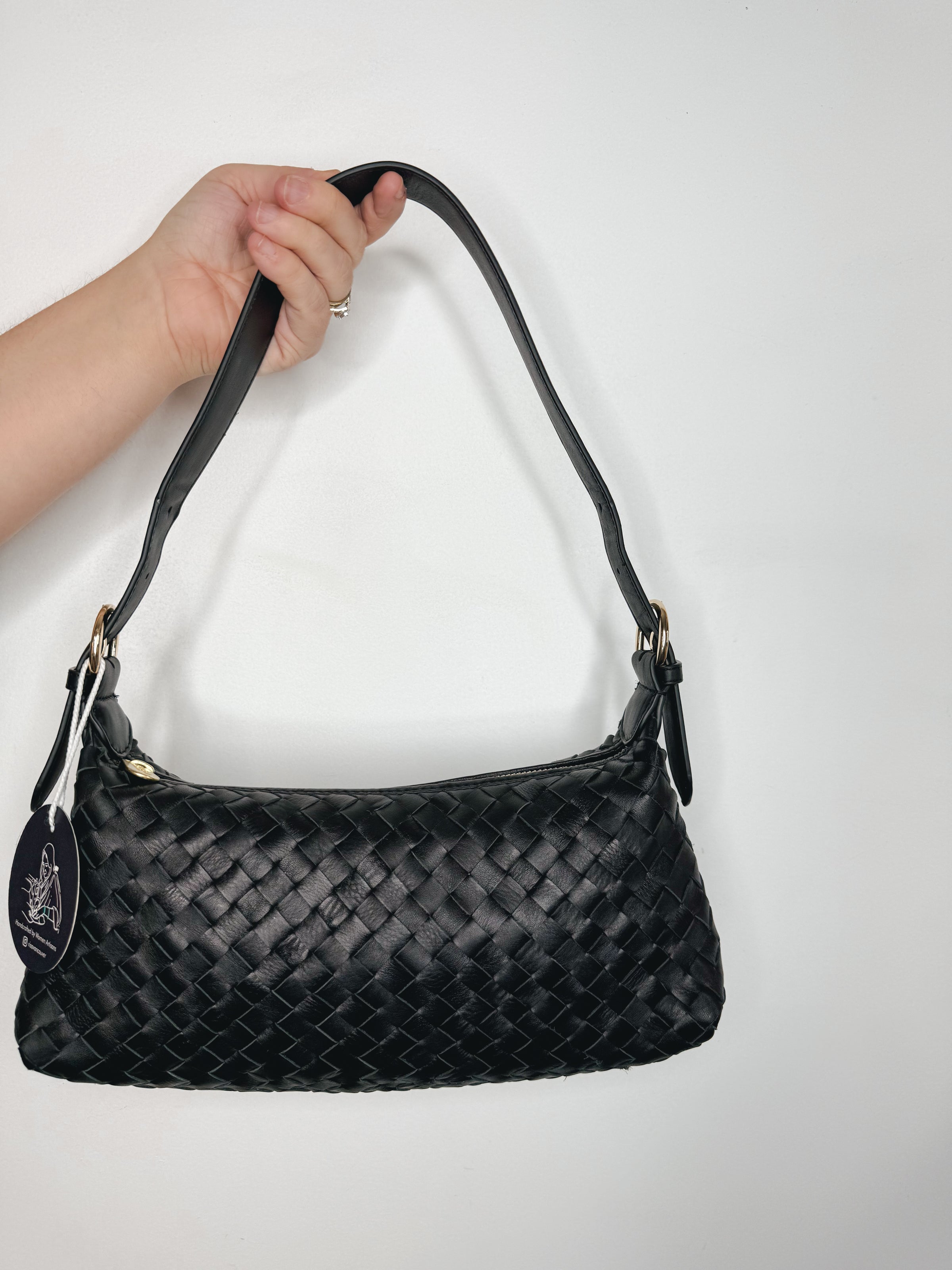 Rhea Woven Shoulder Bag