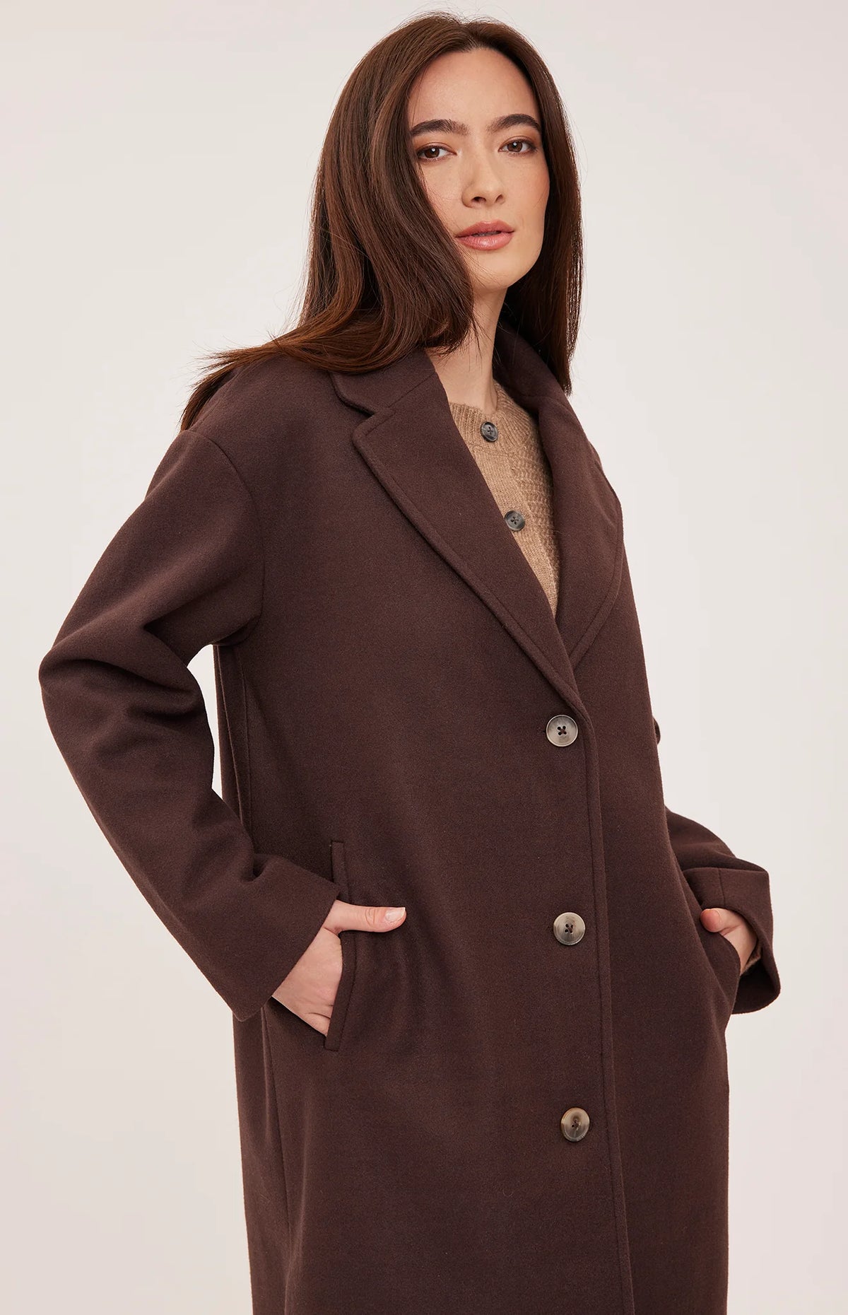 Agatha Coat in Chocolate