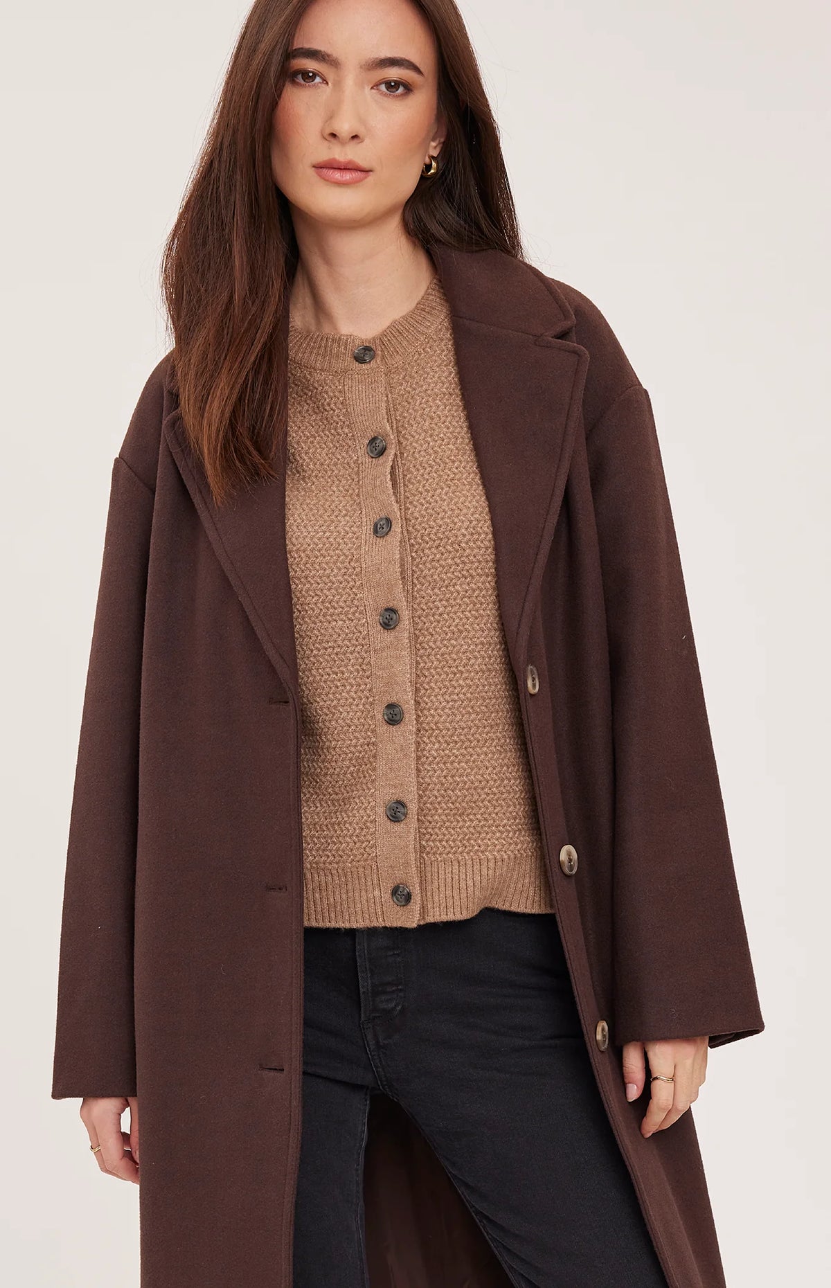 Agatha Coat in Chocolate