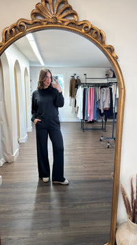 Wide Leg Pant | Black