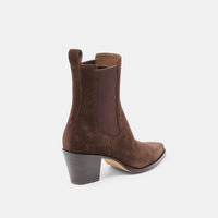Sadie H2O Waterproof Suede Boot in Chocolate
