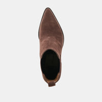 Sadie H2O Waterproof Suede Boot in Chocolate
