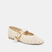 Mikel in Creme Suede