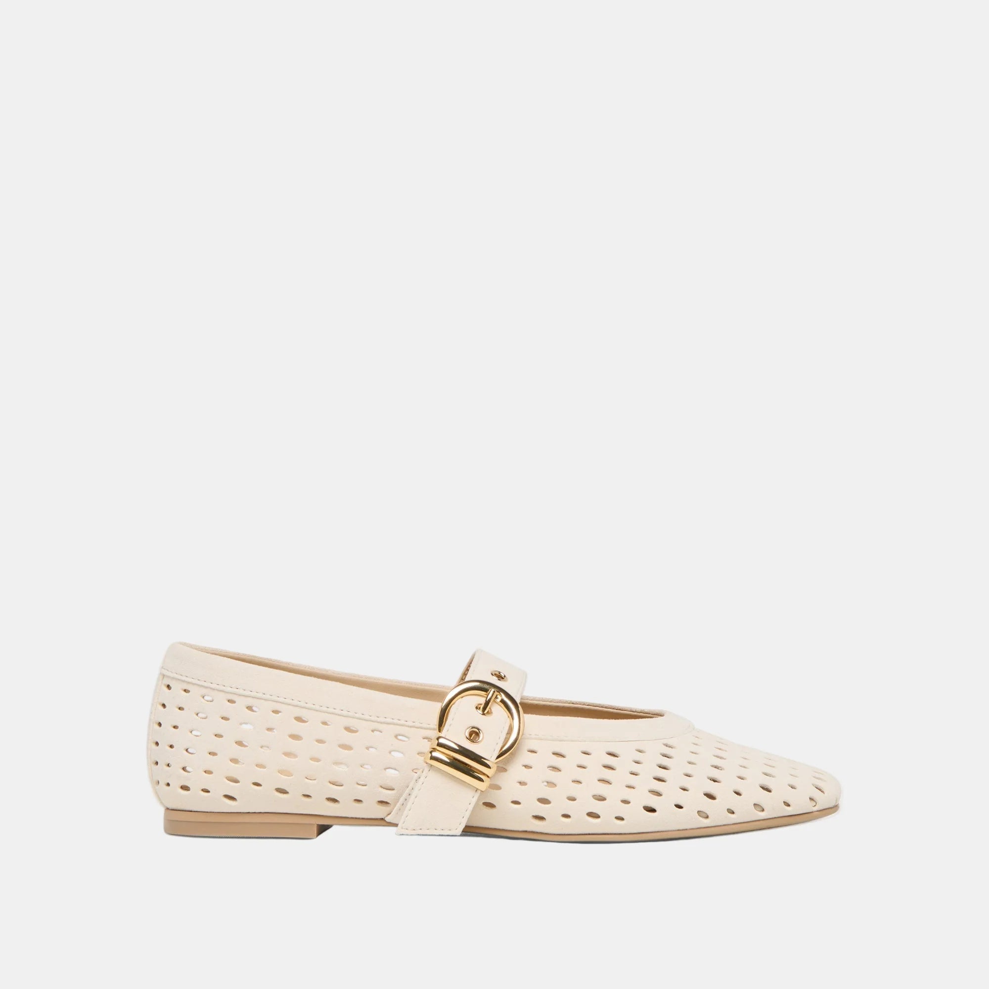 Mikel in Creme Suede