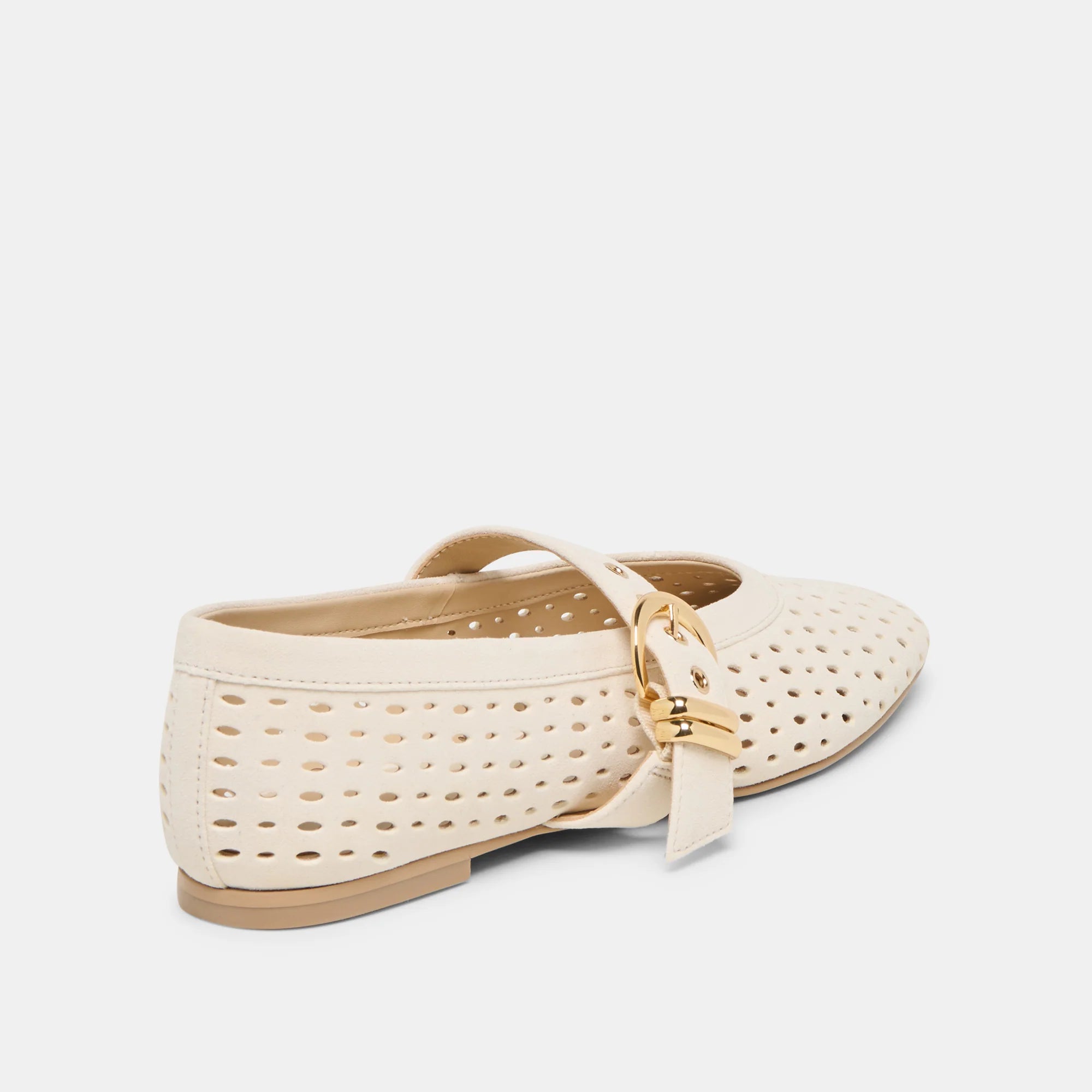 Mikel in Creme Suede