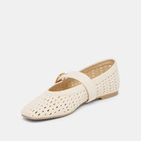 Mikel in Creme Suede