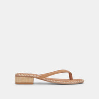 Barty Sandal in Light Tan Leather