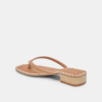 Barty Sandal in Light Tan Leather