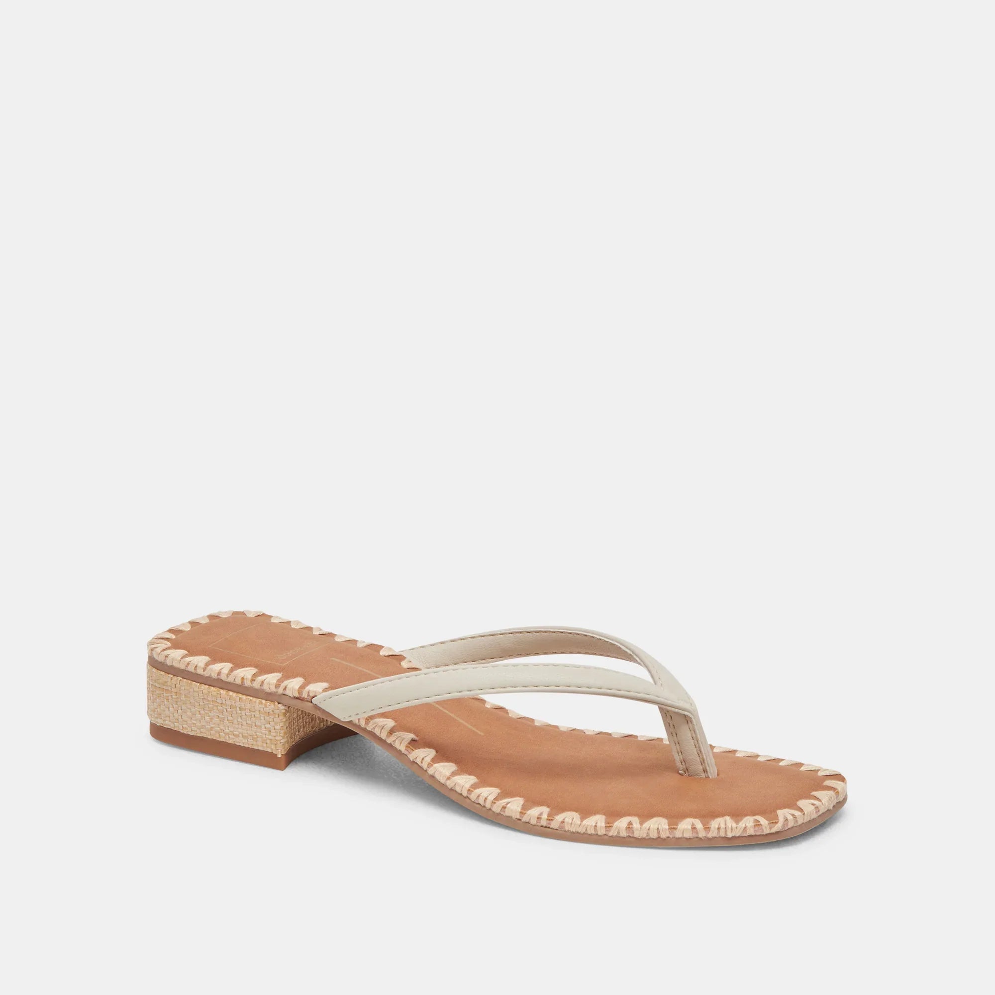 Barty Sandal in White Leather