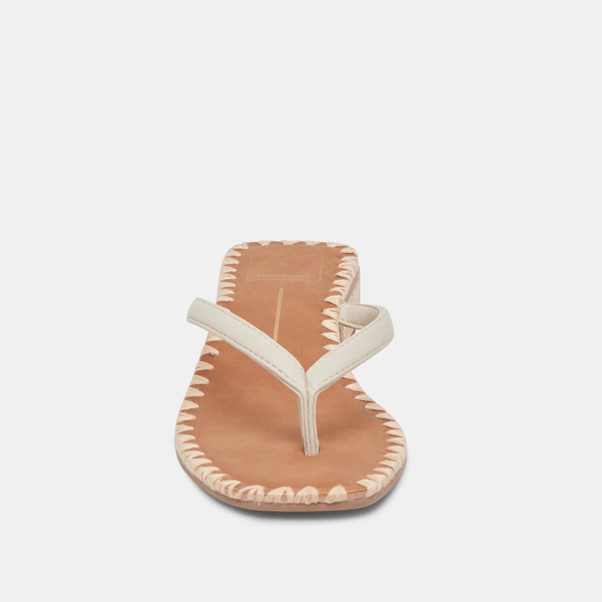 Barty Sandal in White Leather