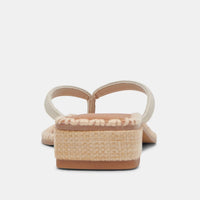 Barty Sandal in White Leather