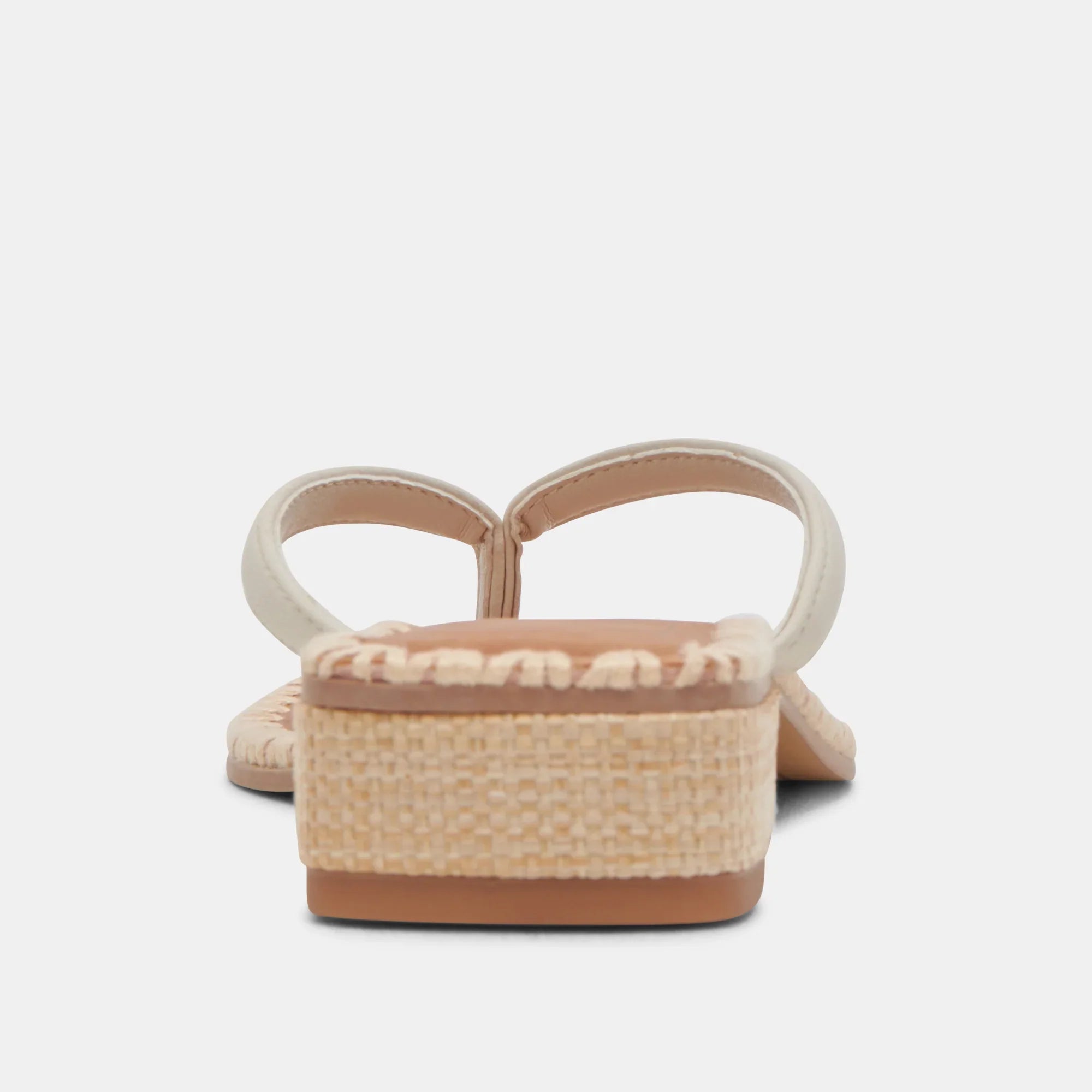 Barty Sandal in White Leather