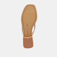 Barty Sandal in White Leather
