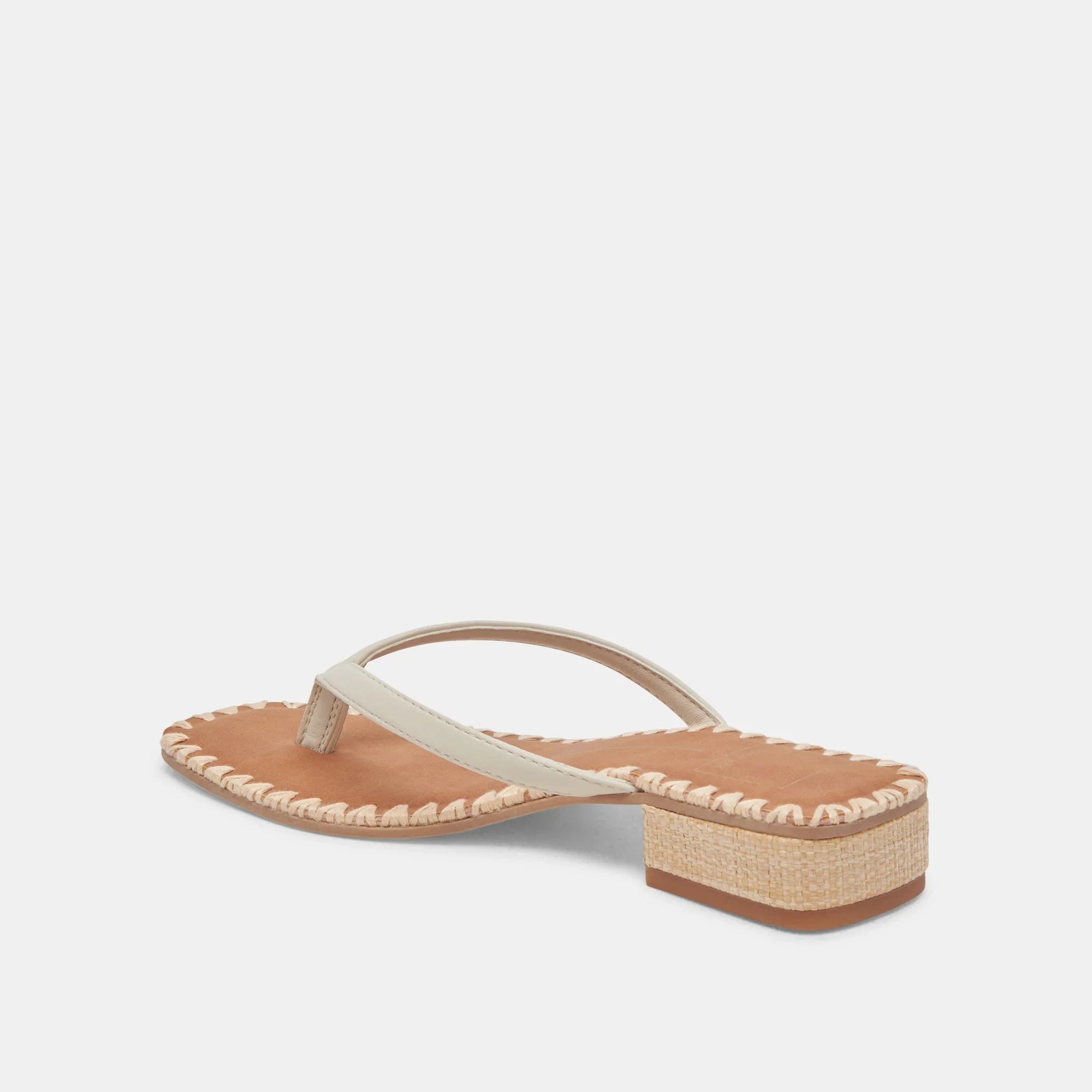 Barty Sandal in White Leather
