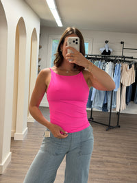 The Round Two Cami | Neon Pink