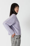 Etta Eco V-Neck Sweater in Lilac