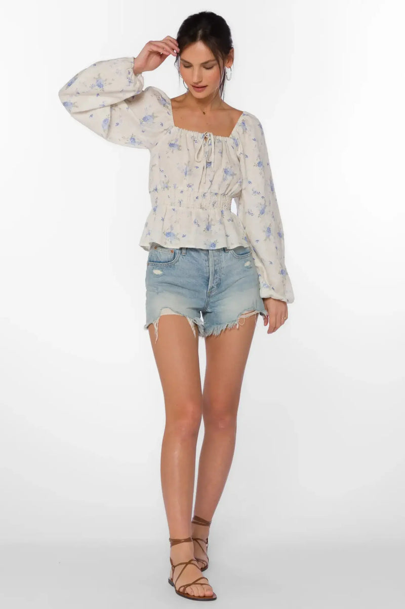 Mitzi Vintage Floral Top