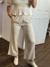 Linen Pant in Beige