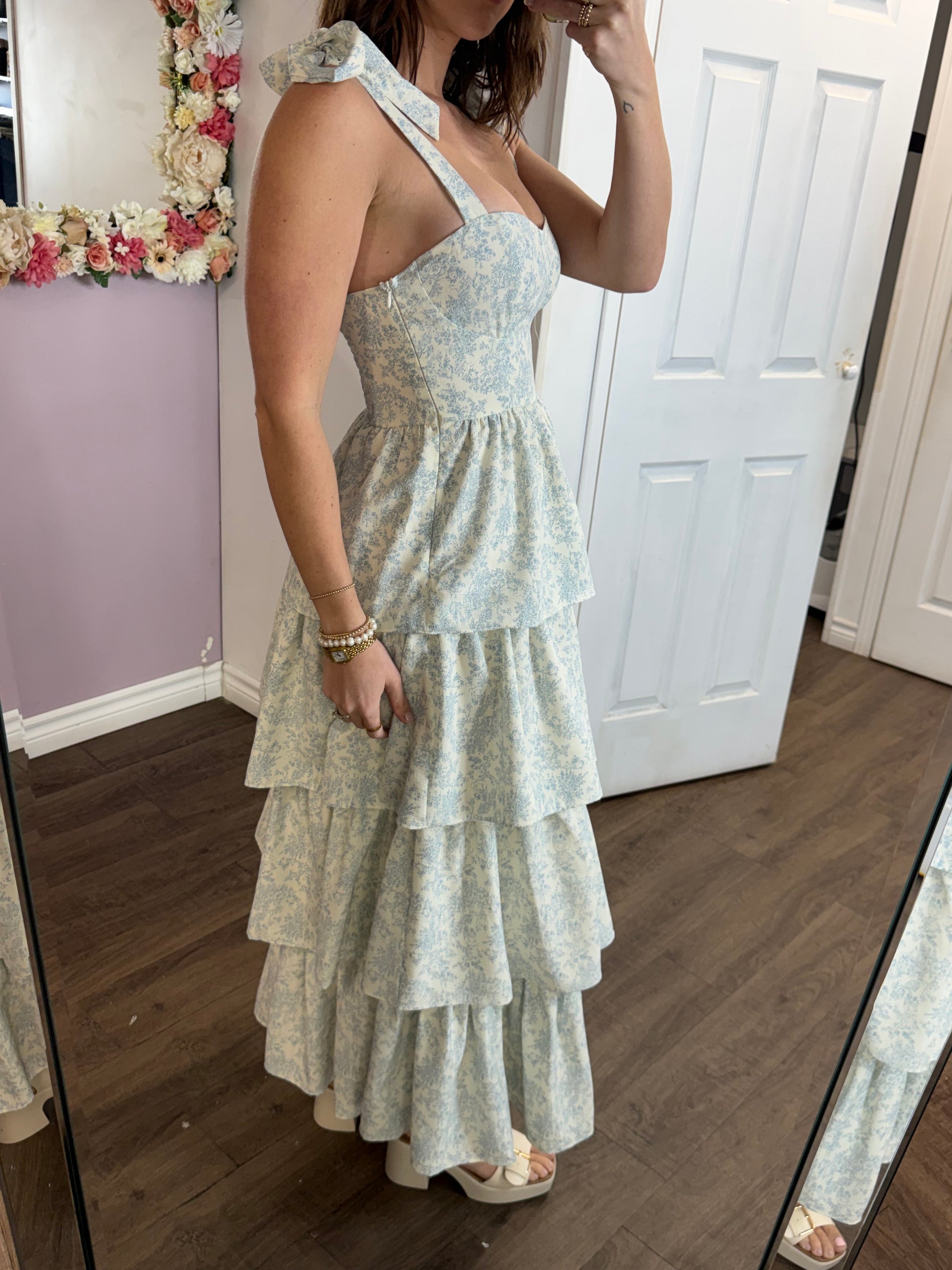 Rhaelyn Tiered Floral Dress