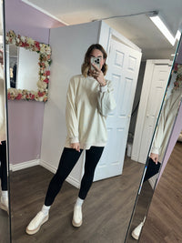 Daze Sweatshirt In Bone