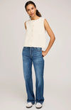 Winnie Vest in Cream