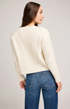 Aspen Cable Knit Sweater in Cream