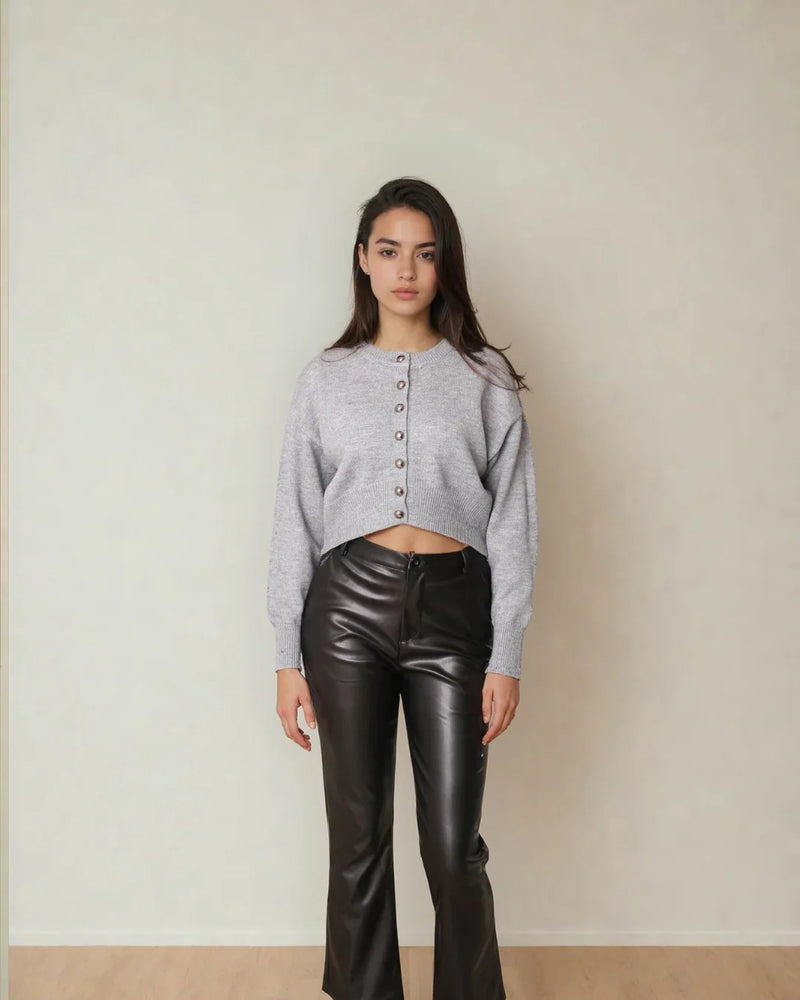 Genevieve Cardigan in Grey