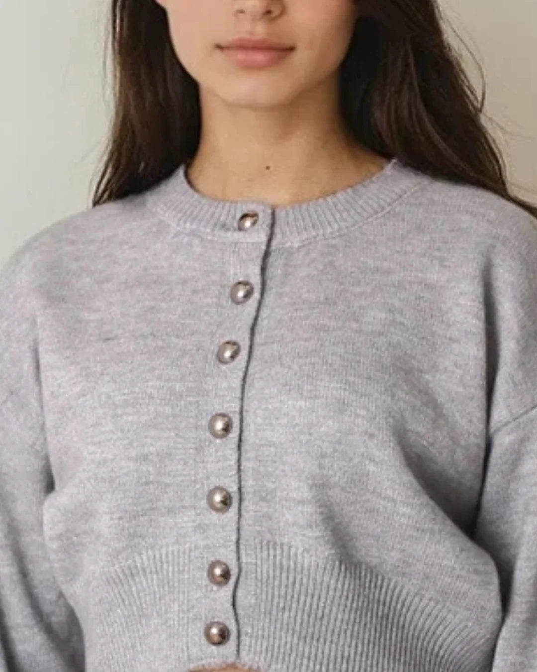 Genevieve Cardigan in Grey