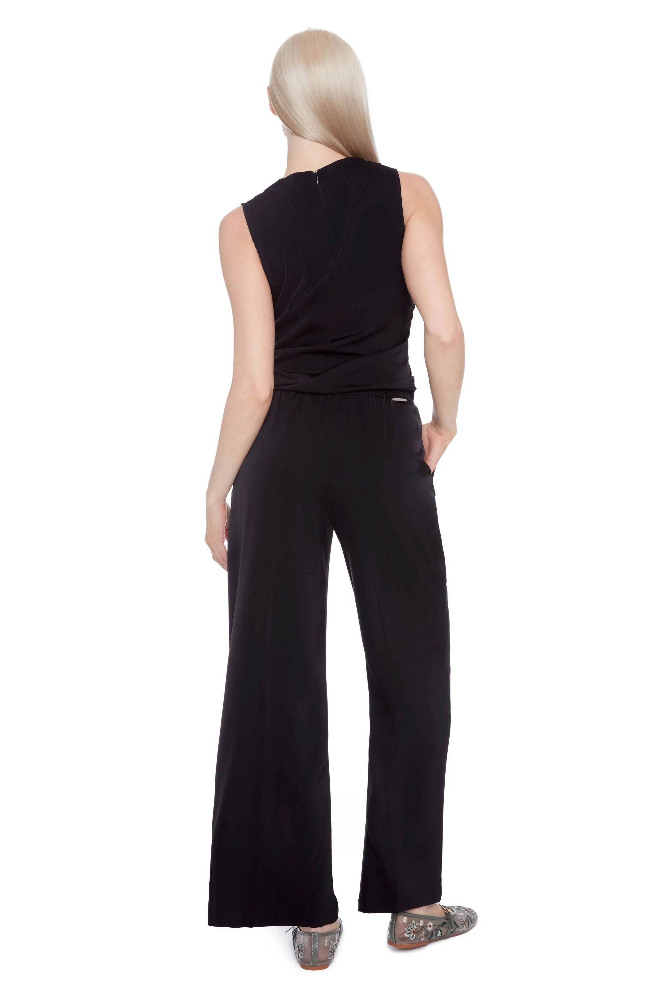 Belize Wide Leg Pant in Black