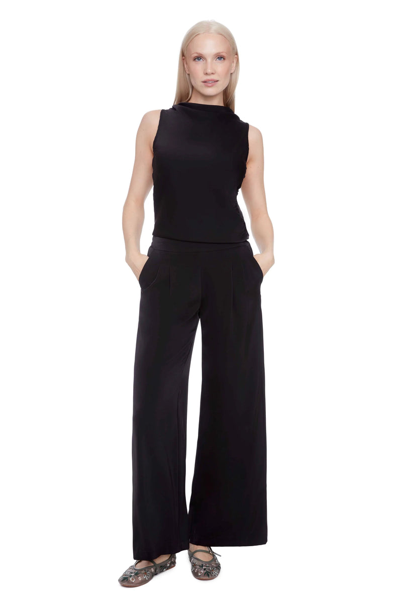 Belize Wide Leg Pant in Black