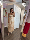 Have My Heart Corset Layered Maxi