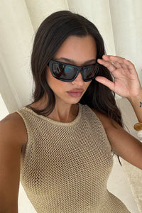 Ariya Mini Dress in Gold